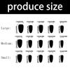 Pack Of 30Pieces False Nail Red Lips Rose Leopard Art Artificial Nail For Parties Dates And Everyday Beauty Decors