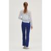 Huit Soft Modal Shirring Asymmetric Long Sleeve Tee Htwtl6i05t