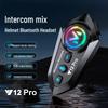 Y12Pro Bluetooth Motorcycle Helmet Headset - Riding Gear Intercom