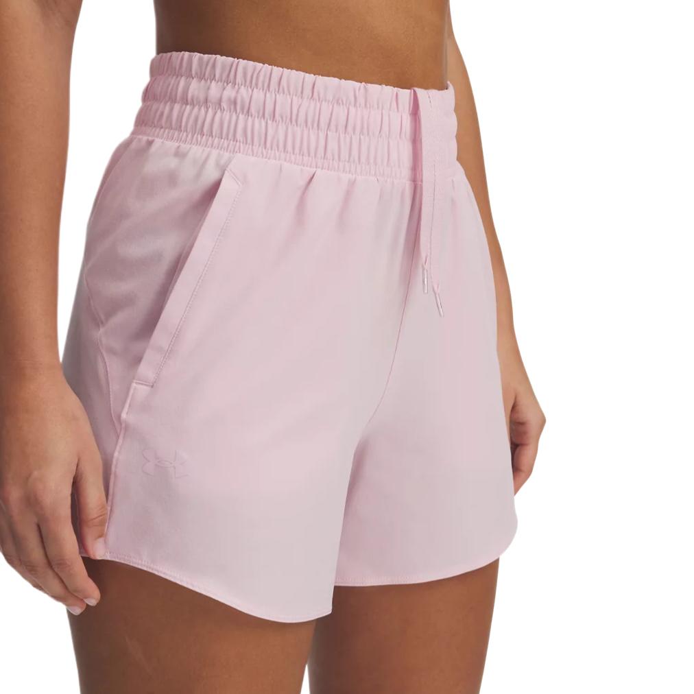 

Under Armour Flex Comfortable Classic Stylish Solid Color Versatile Sports Shorts Women shorts Pink 1376933-647 S