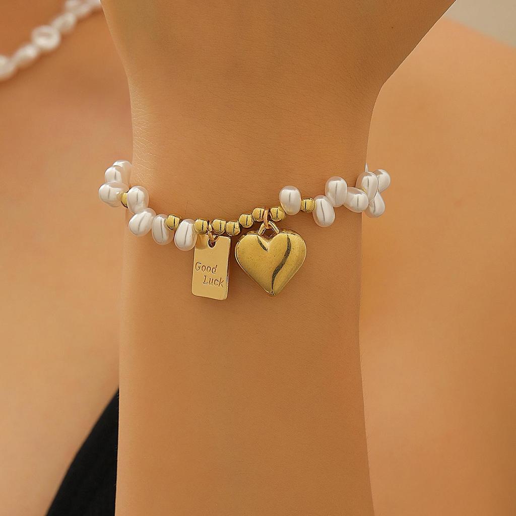 Baroque Pearl Jewelry Set: Necklace, Earrings, Ring, Bracelet, Choker for Women