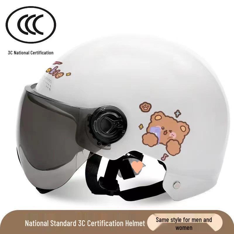 

Certified All-Season Electric Motorcycle Helmet for Men & Women - Summer Riding, Free Shipping