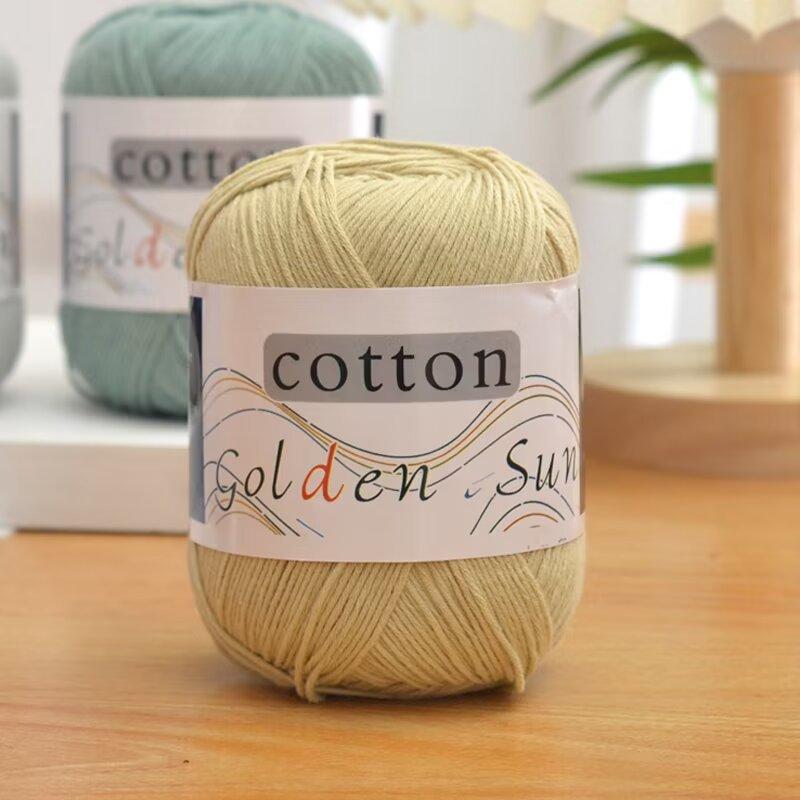 All-cotton Yarn, Cotton Thread, Baby Thread, Pure Cotton Wool Thread, Hand-knitted Diy Crochet Thread for Babies and Children