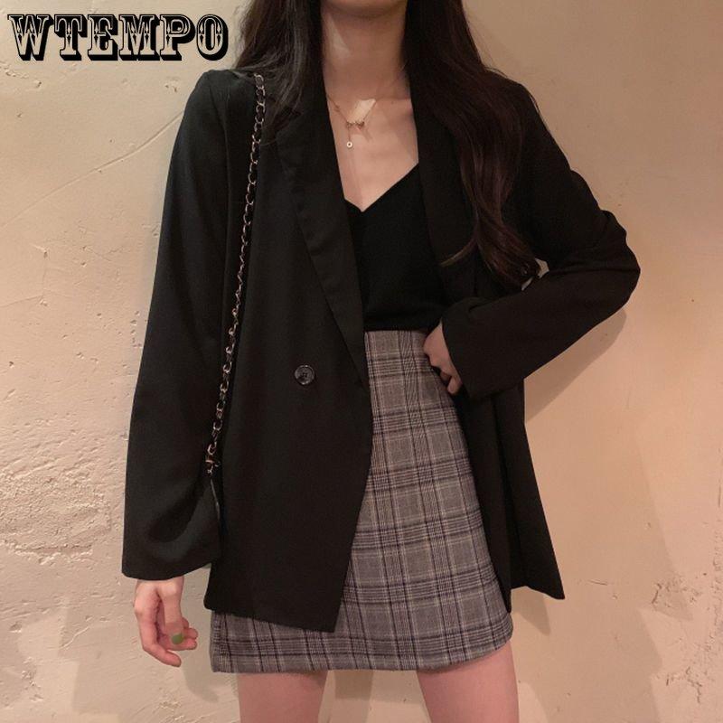 Kleine Anzugjacke Damen Frühling und Sommer einfarbig Mode außen Langarm tragen Anzug