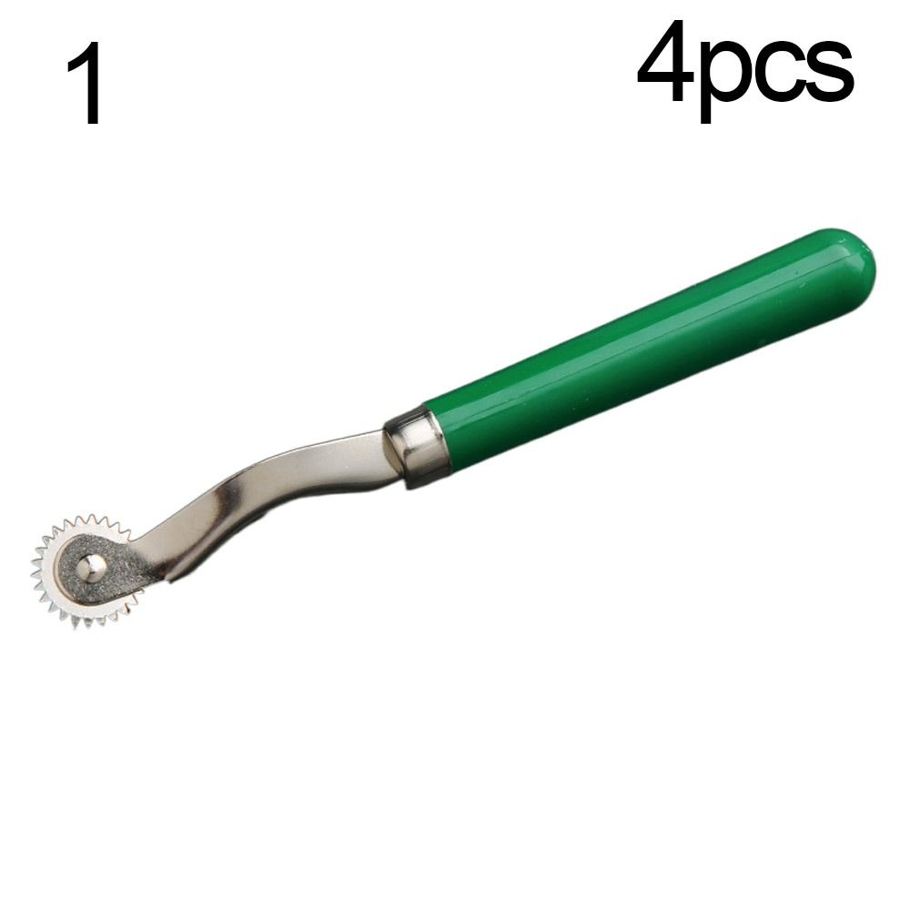 Sady nástrojů Tečkovaná čára Zašívací kolečko pro stehovací linku Rozteč jehel Kolečko pro značení stehové linky