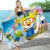 Cartoon P-Pororo Cute Microfiber Beach Towel Absorbent Quick Dry Soft Yoga Swimming Resort Mountain Climbing Towel