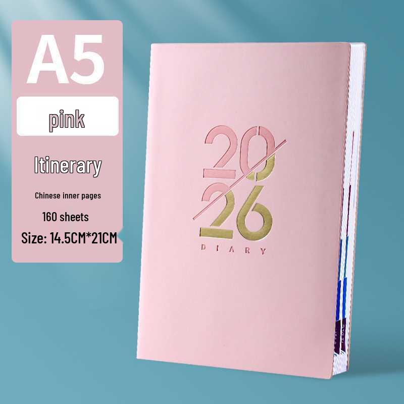 Year of the Horse 2026 Daily Planner with Pen Holder - 365-Day Office Diary