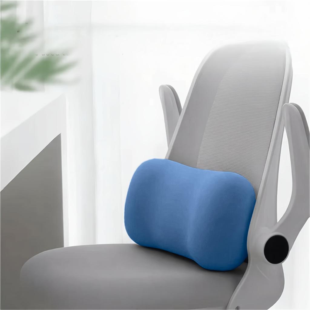 1pc Cooling silk multifunctional memory foam slow-rebound neck pillow relieves cervical pressure, slow-rebound memory foam support with ice silk
