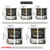 2pcs 2D Flat Printing Curtains Welcome School Banner Fabric Without Electricity All Season Party & Holiday Decor Use for