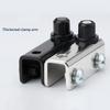 Double Head Magnetic Catches Glass Door Hinge Clamp Push To Open Touch Latches Magnetic Suction Furniture Hardware
