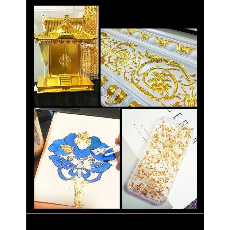 High Quality Gold/silver Foil Paper 9 * 9CM, Color, Buddha Statue Hotel Decoration Supplies, Furniture DIY Crafts Gold Foil Paper, Nail Art Supplies