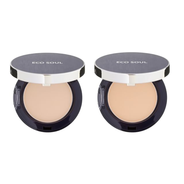 The Saem - Eco Soul Perfect Cover Pact - 2 Colors 2023 Version - #23 Natural Beige
