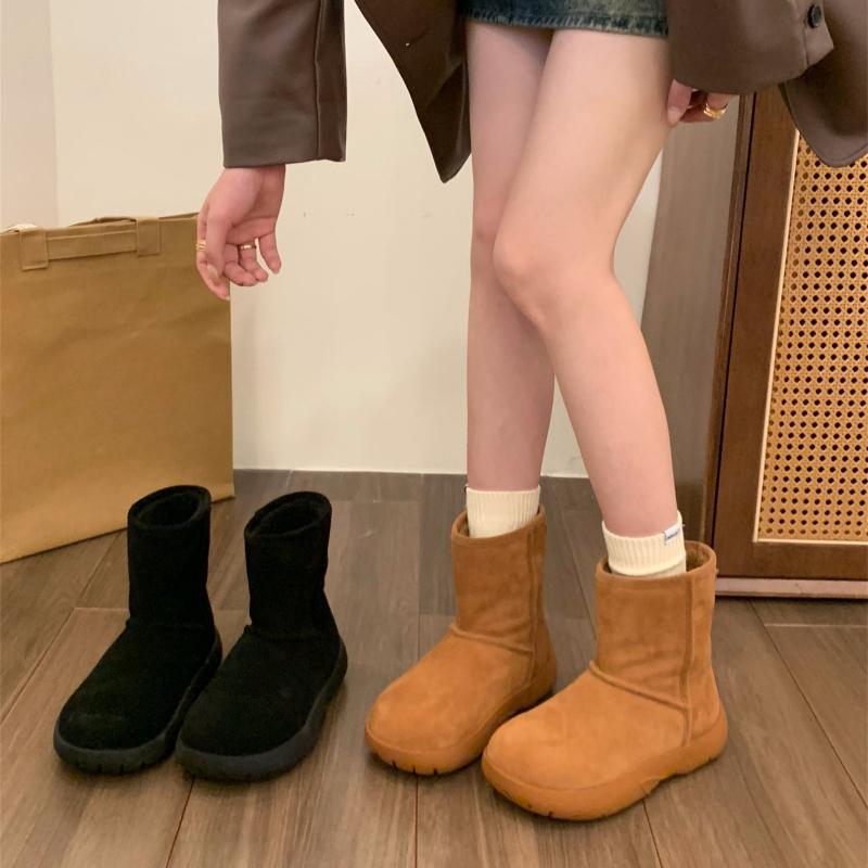 Winter New Comfortable Women Platform Bottom Designer Women Snow Boots Office Walking Large Size Boots Women Botines