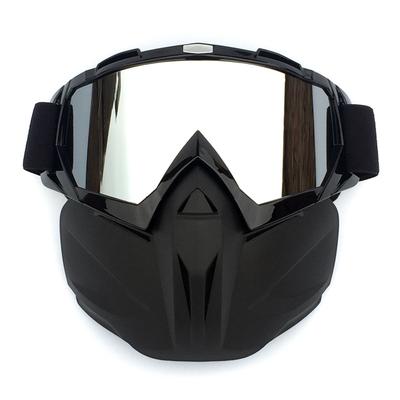 Retro Ansiktsmask Goggles Offroad Motorcykel Racing Goggles Utomhus Cykelglasögon Skidglasögon