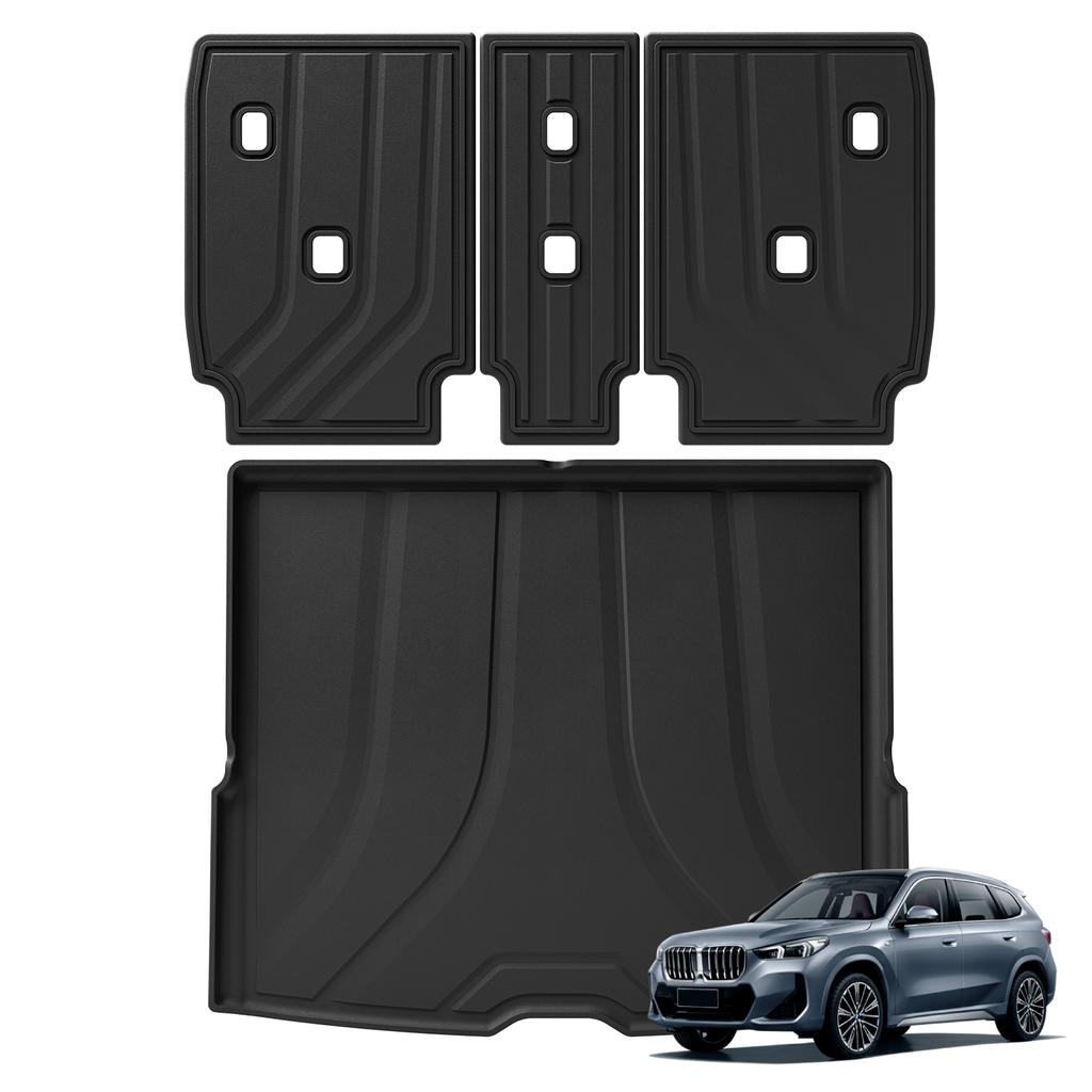 For BMW X1 2025 2025 TPE 3D Car Floor Mats Trunk/Backrest Pad Odorless Accessories Only Fit Left Hand Driver