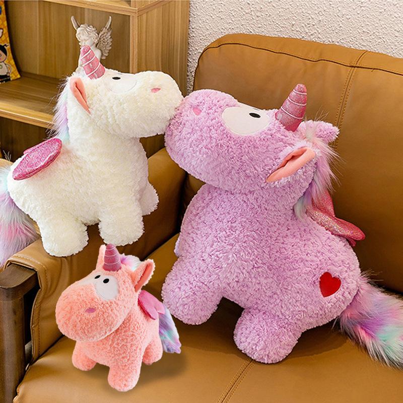 Unicorn Winged Colorful Animal Toy Stuffed Doll Sleep Perfect Girlfriend Gift