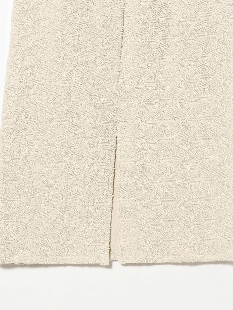 B:MING LIFE STORE by BEAMS Women's IVORY Jacquard Cut and Sew Skirt, One Size