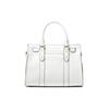 New MICHAEL KORS Nouveau Hamilton Cow Leather Crossbody Bag, Handbag Small Women's White 30F9G0HS1L-085