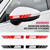 2Pcs Car Rearview Mirror Vinyl Stickers For BMW M E34 E36 E60 E90 E46 E39 E70 F10 F20 F30 X5 X6 X1 M3 M5 M6 E71 F01 Accessories