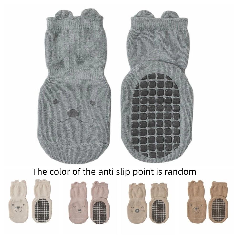 5Pairs Non-slip Toddle Step Socks Breathable Short Tube Socks Soft Baby Cotton Socks  Newborn