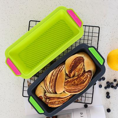 Silikon Toast Brot Form Rechteckige Brot Pan Form Rechteckige Kuchen Backblech Antihaft-Kastenform Chiffon Kuchen Form Küche