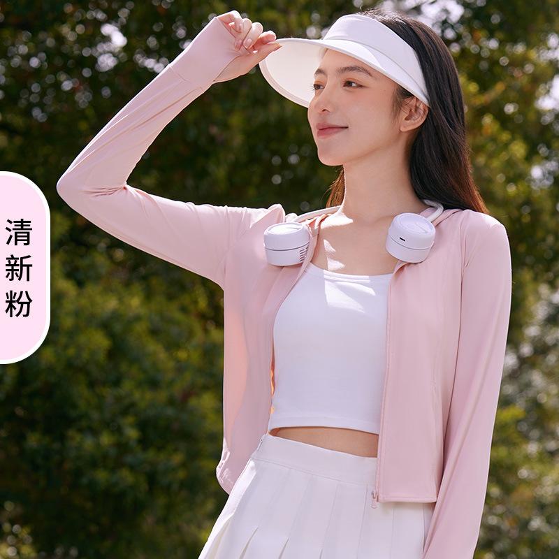 New summer sun-protective shirt for women, slim-fit, UV-resistant, slimming UPF10+ lightweight and breathable outdoor sports sun-protective clothing