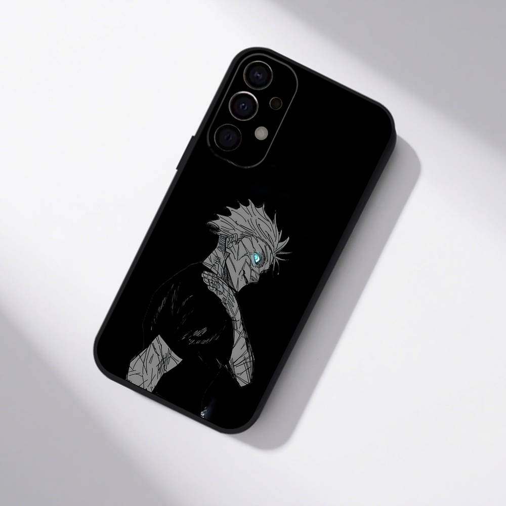 Anime Gojo S-Satoru Phone Case For Samsung S25,S24,S21,S22,S23,S30,Ultra,S20,Plus,Fe,Lite,5G Black Cover