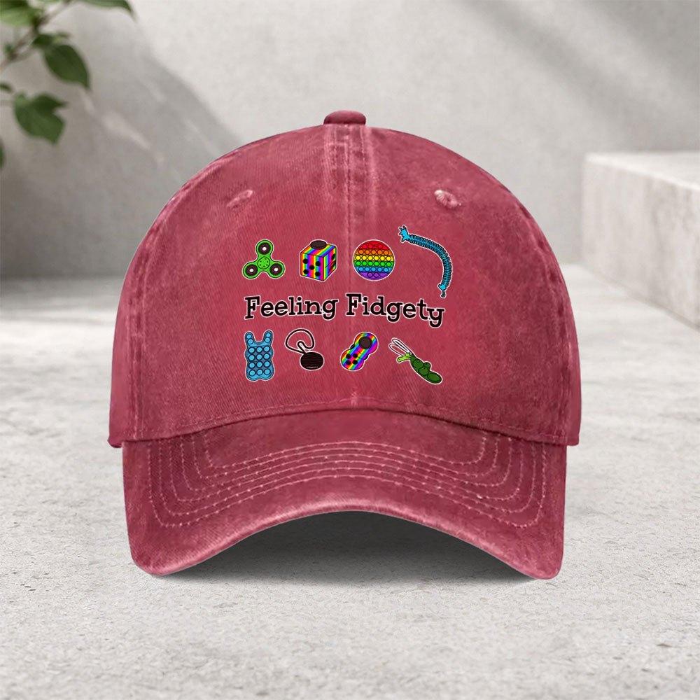 Washed Retro Baseball Cap With Duck Tongue Print Casual Street Hiphop Style For Men Women