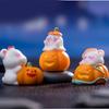 Entzückender Halloween-Bär und Elf Mini-Figuren Harz Handwerksdekorationen DIY