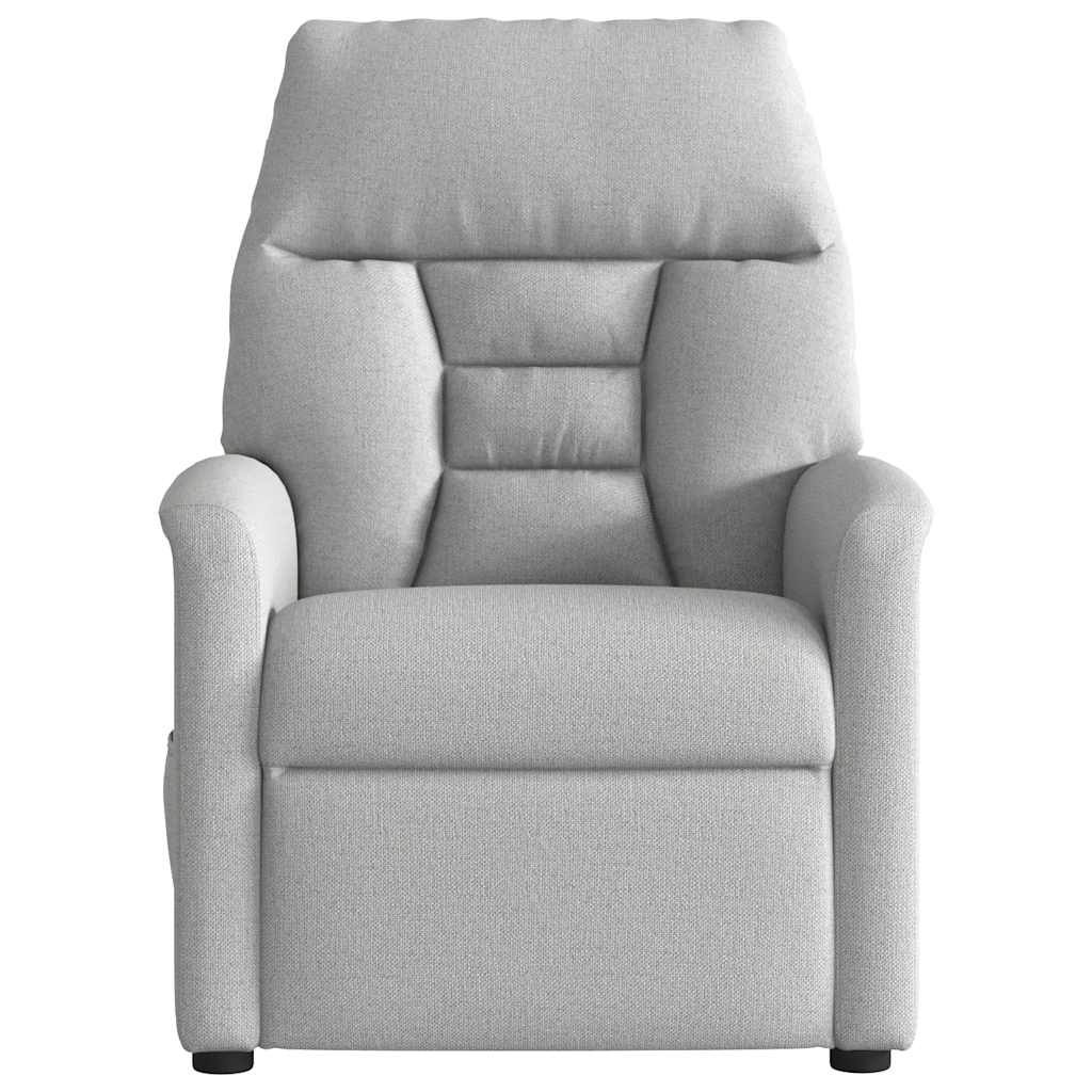 Vidaxl Elektryczny Fotel Rozkładany Cloud Grey Fabric