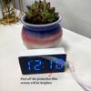7*4cm Digital Alarm Clock TEMP Date 3 Alarms Power-off Memory Table Clock USB Powered Always On 12/24H Night Mode LED Clock