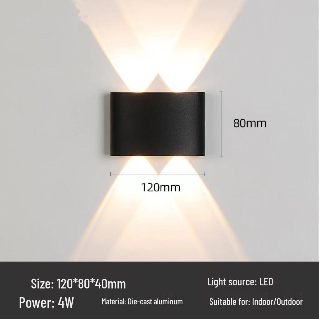 Waterproof LED Outdoor Wall Light for Courtyard, Aisle, Terrace, Villa & Decorative Telescope Lighting