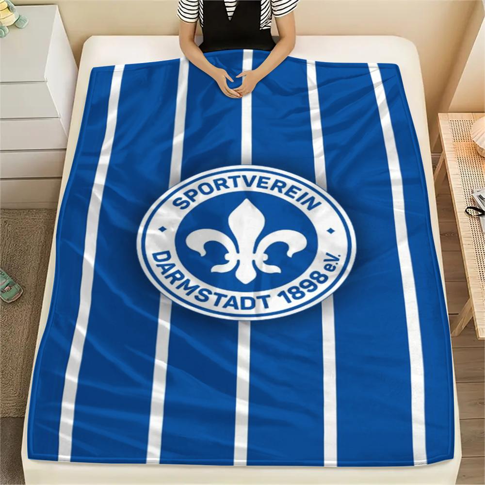 

1pc SV Darmstadt 98 Print Flannel Blanket, High quality Comfortable for All Seasons, Home Decor, Warmth and Comfort, Perfect for Christmas Gifts92 80cm x 120cm