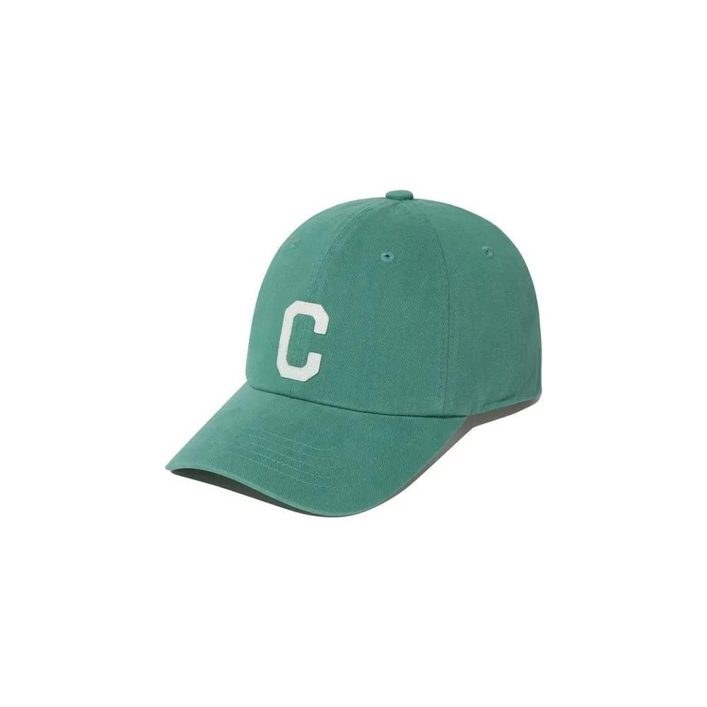C Logo Cozy Fit Washed Ball Cap Green CO2606CA05GN 440148 F