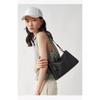 Borsa da donna in pelle 2023 borsa a spalla tipo cuscino strato superiore tracolla pelle bovina versatile grande capacità borsa baguette alla moda versatile