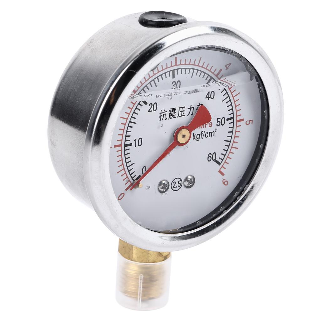 Pressure Gauge Class 1.6 Anti Seismic High Accuracy Industrial Pressure Dial Tester for Electricity Petroleum Chemical
