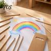 Non-toxic Wood Pencils 12PCS Colored for Kids, Bright Drawing Pencils, Art Artistic Sketching Tools Creation Smooth Wooden Coloring Book And