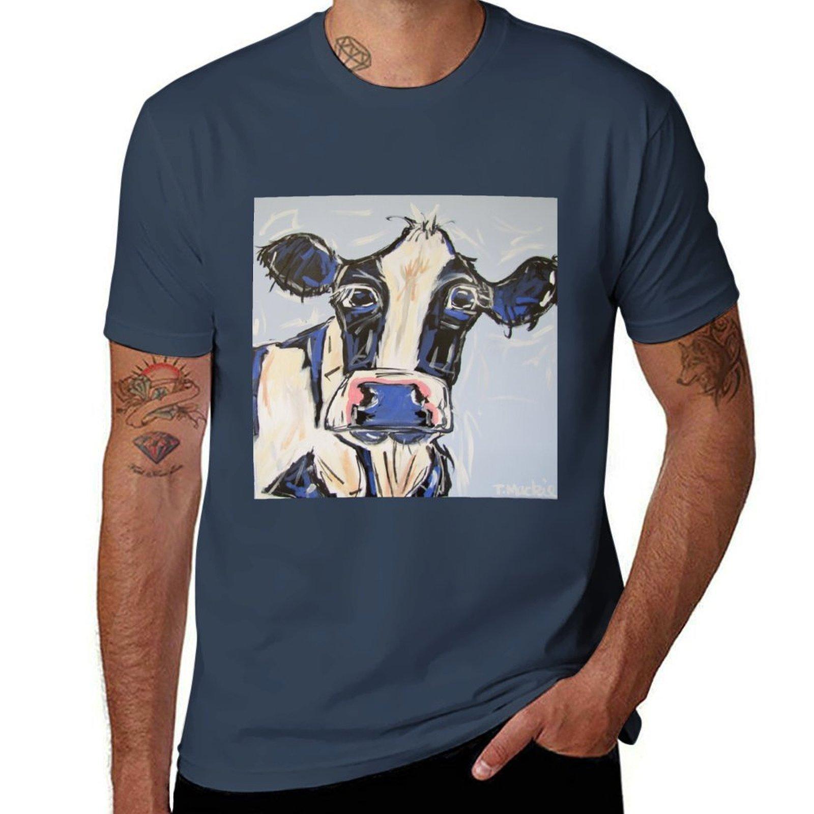 Olive Tshirt Novelty Print Casual Tee Shirt S