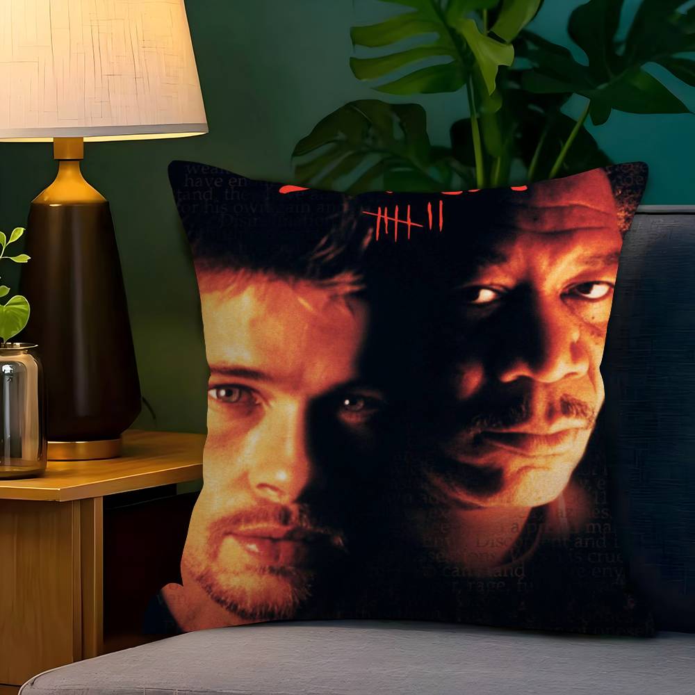 Seven Se7En Movie Classic Cushion Cover Pillowcase Upholstery Sofa Throw Pillow Home Decor Pillowcas