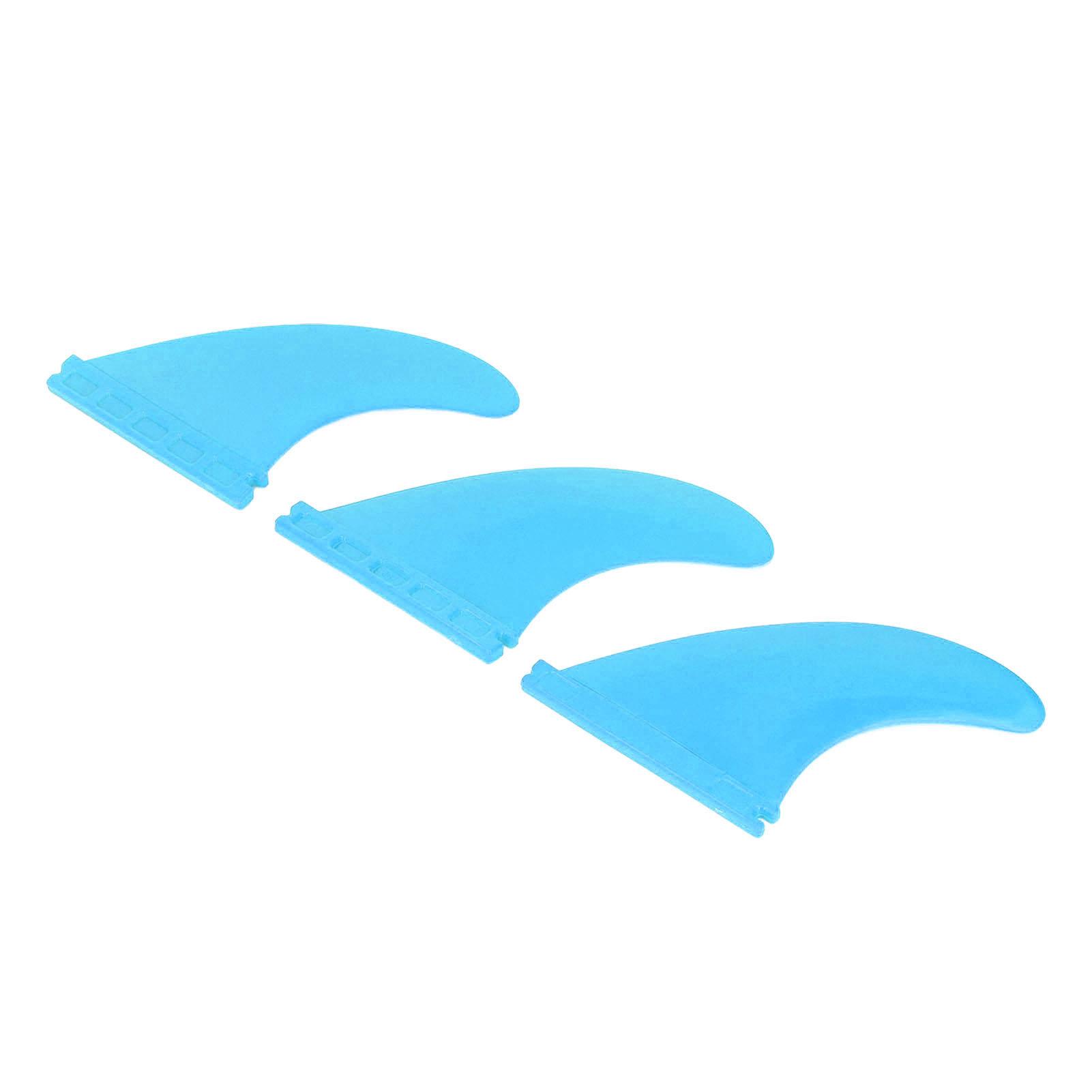 

3 шт. Плавники для серфборда ПВХ Трастерные плавники Аксессуары для серфинга для лонгборда Стендап паддл