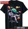Astronaut Gamer Space Gaming System Planets T-Shirt Bold Comfy Stylish Tshirts Women Classic Casual Unique Aesthetic  Shirt