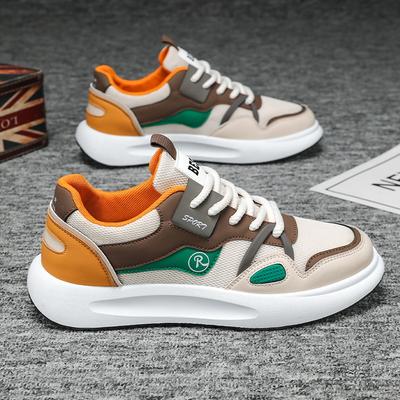 Mode Herren neue Winter Mesh Low Top Sportschuhe vielseitige dicksohlige Freizeitschuhe schlichte bequeme verschleißfeste trendige Schuhe