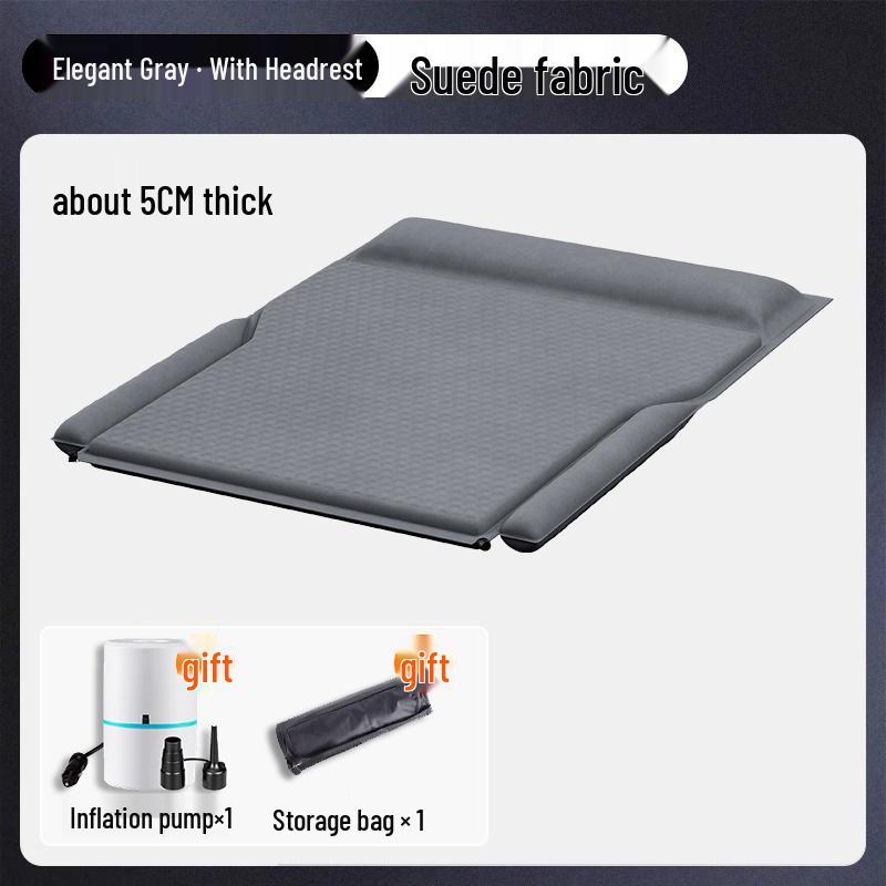 Versatile SUV Trunk Inflatable Mattress: Perfect for Car Sleeping, Leveling, and Comfort.