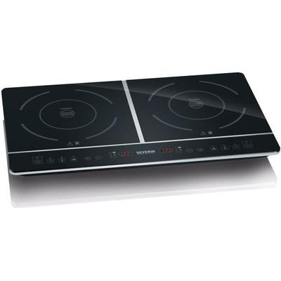 SEVERIN Aufsatzkochfeld - DK1031 - 2-Flammen-Induktion - Bis 240°C - 3400W