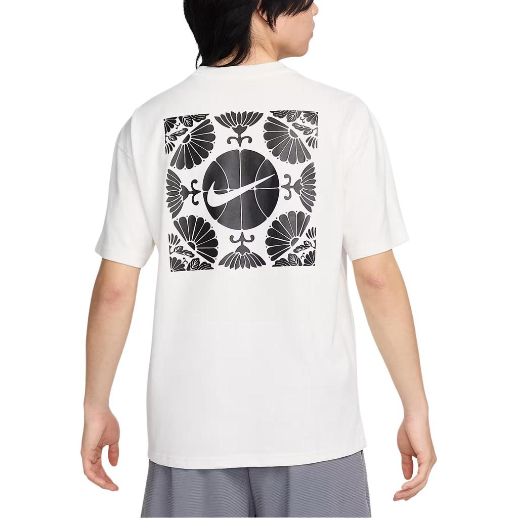Nike Max90 T Shirts Men's White Crew Neck Moderate Straight Fit FV8399-133
