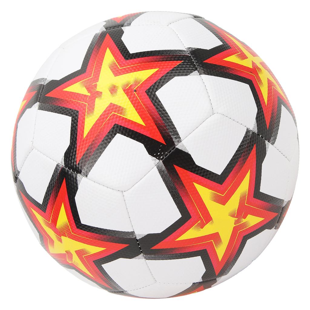 Sports Soccer Balls Size 5 PU Star Pattern Traditional Soccer Balls for Soccer Training Practice