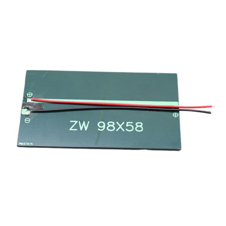 5V 120mA Small Cell Module Polysilicon Board Charging Panel Portable Small Solar Plate Replacement Solar Cell Plate