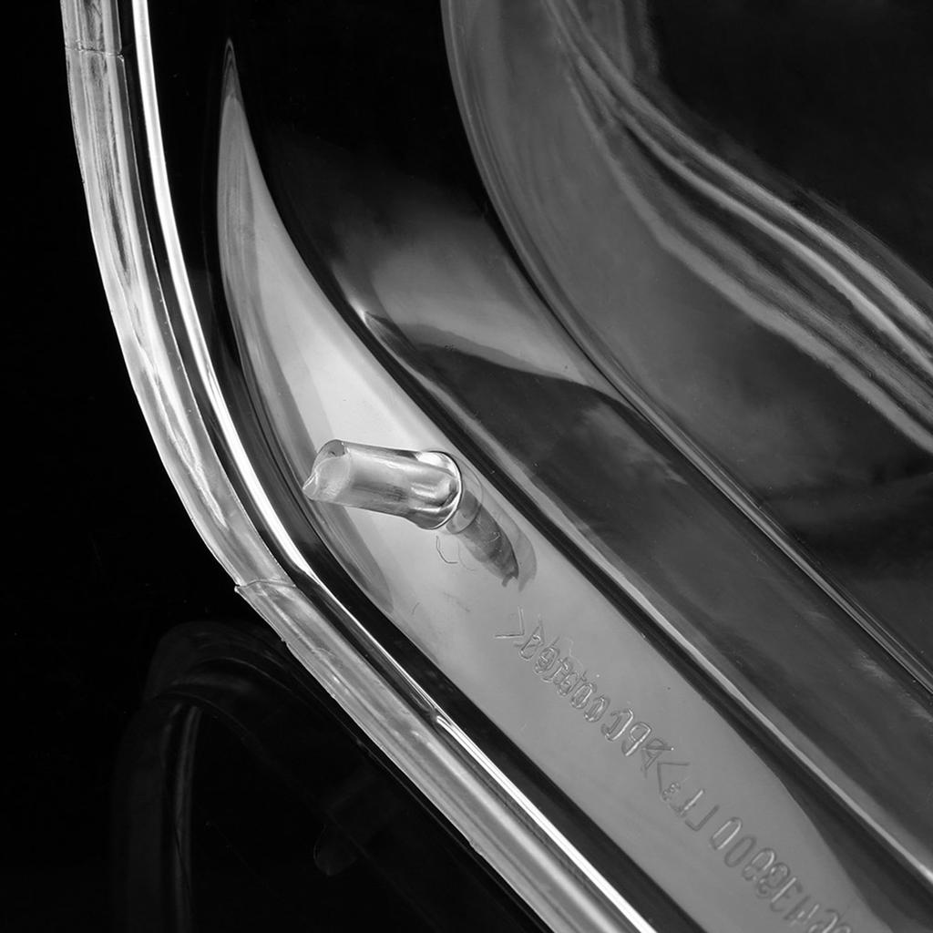 One Pair Transparent Plastic Headlight Headlamp Cover Replacement