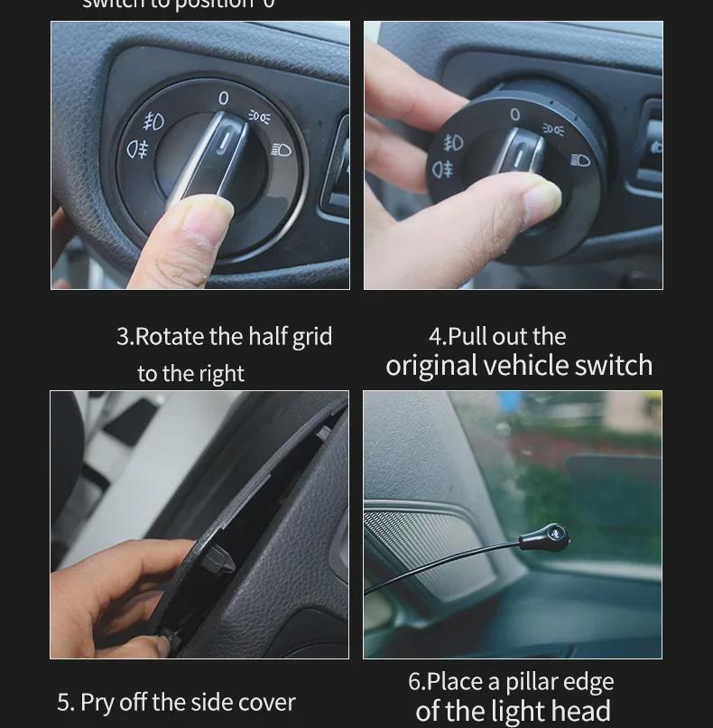 Compatible Automatic Headlight Switch for Bora, Lavida, Polo, Jetta, Santana, Sagitar, and Magotan.