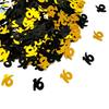 15G/Bag Digital Gold Black Confetti Glitter Number 18/21/30/60/70 Paper Scraps Birthday Party Anniversary Wedding Decoration